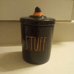 Rae Dunn Stuff Witch Hat Jar With Lid